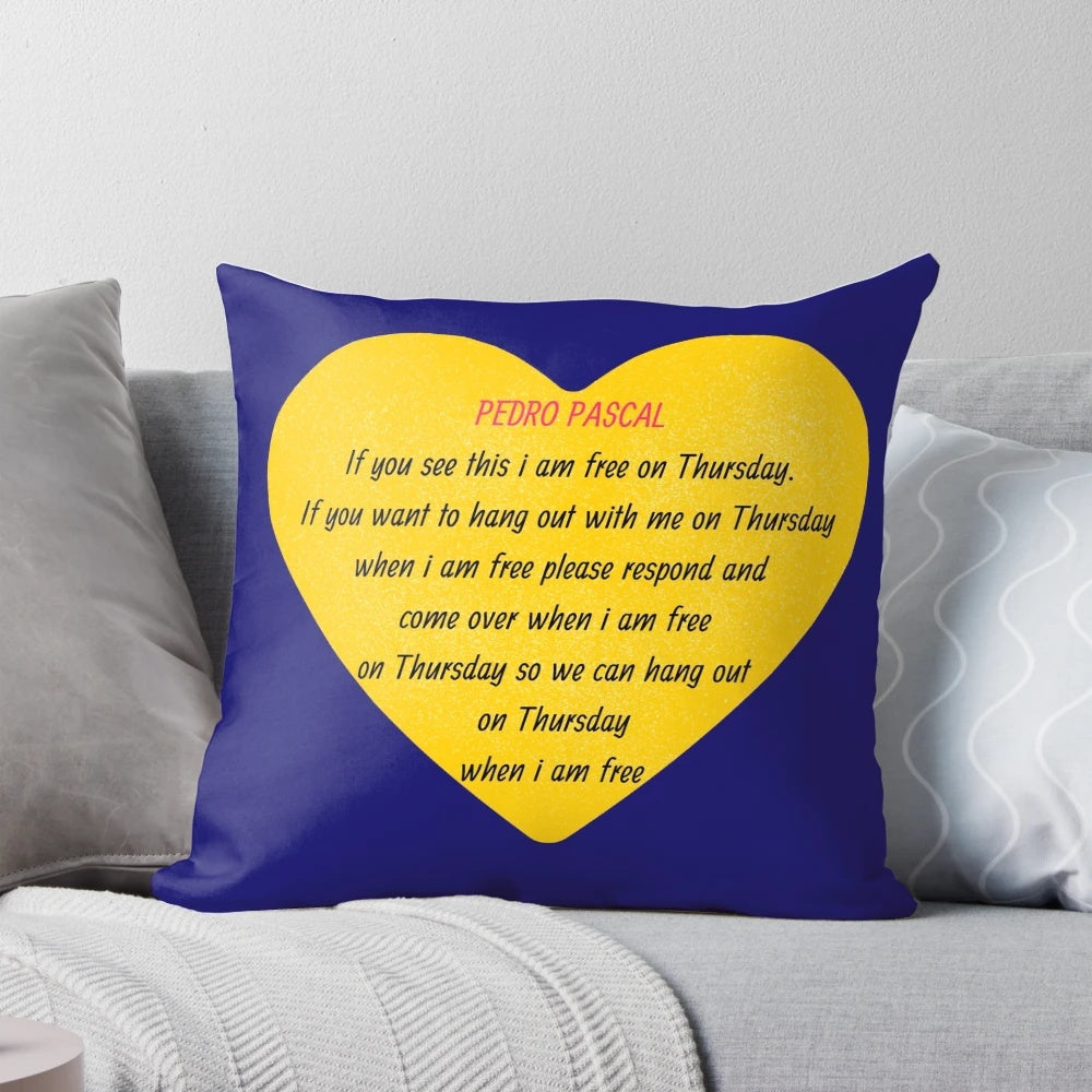 Pedro Pascal Hoodie Pillow and Sticker - Officially Licensed Pedro Pascal Merchandise