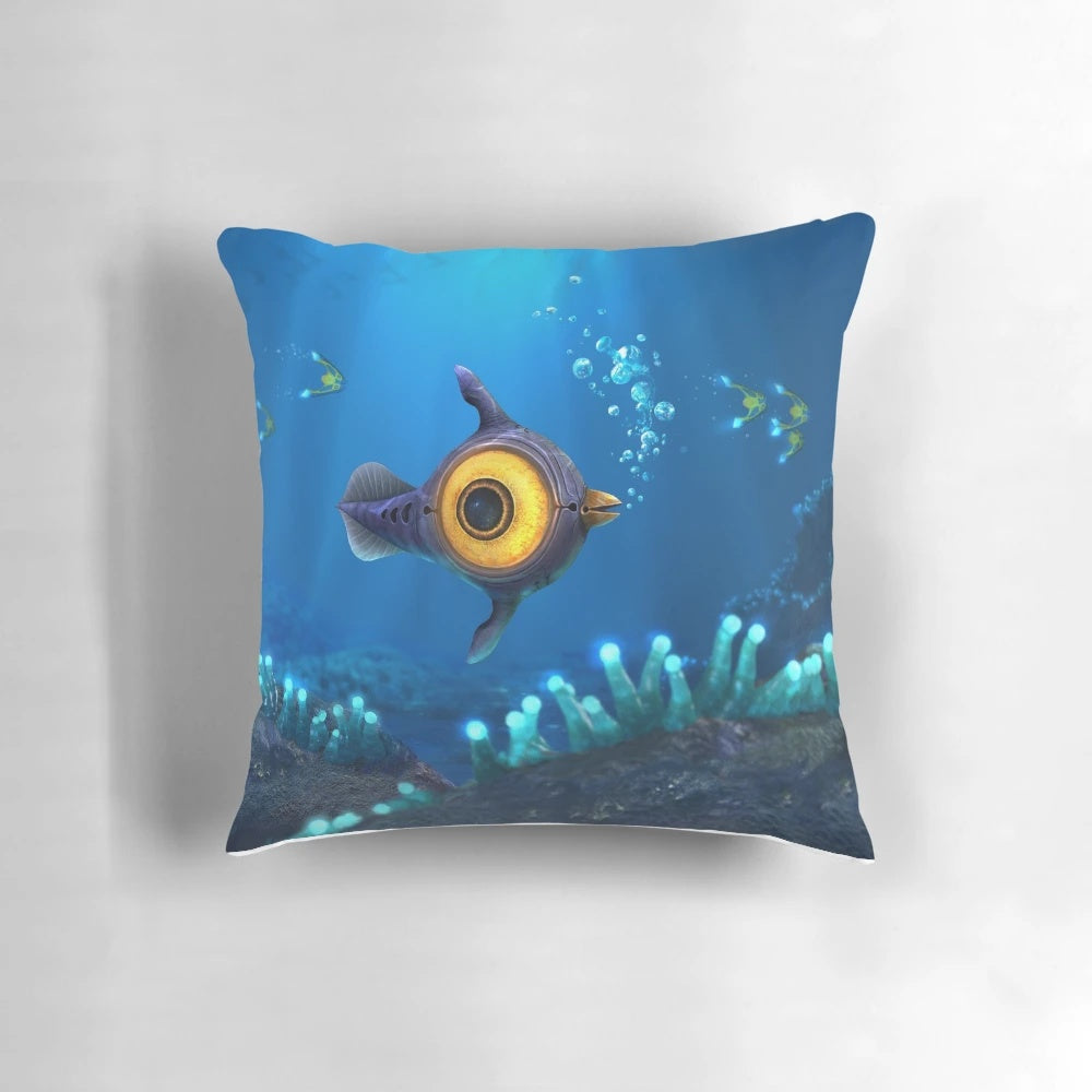 Peeper Pillow - Comfortable Pillow Inspired by the Peeper Fish from the Subnautica Game