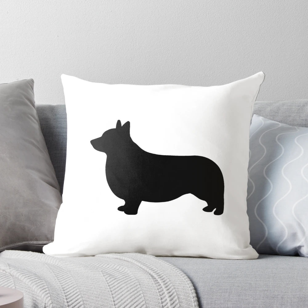 Soft, cuddly Pembroke Welsh Corgi pillow for dog lovers