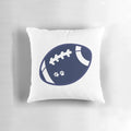 Navy and white Penn State Nittany Lions football-themed decorative pillow