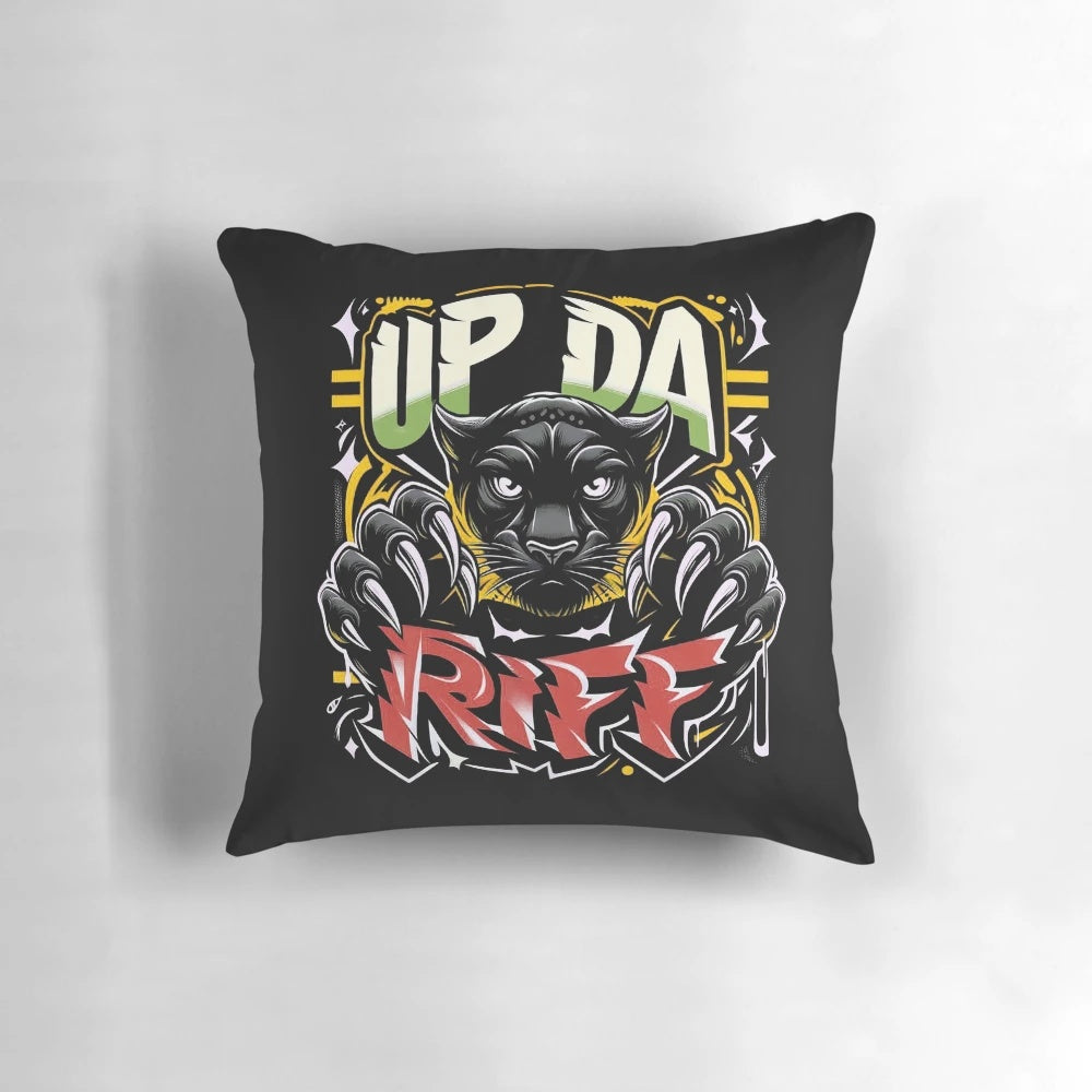 Penrith Panthers Pride Pillow featuring the team's iconic logo and colors