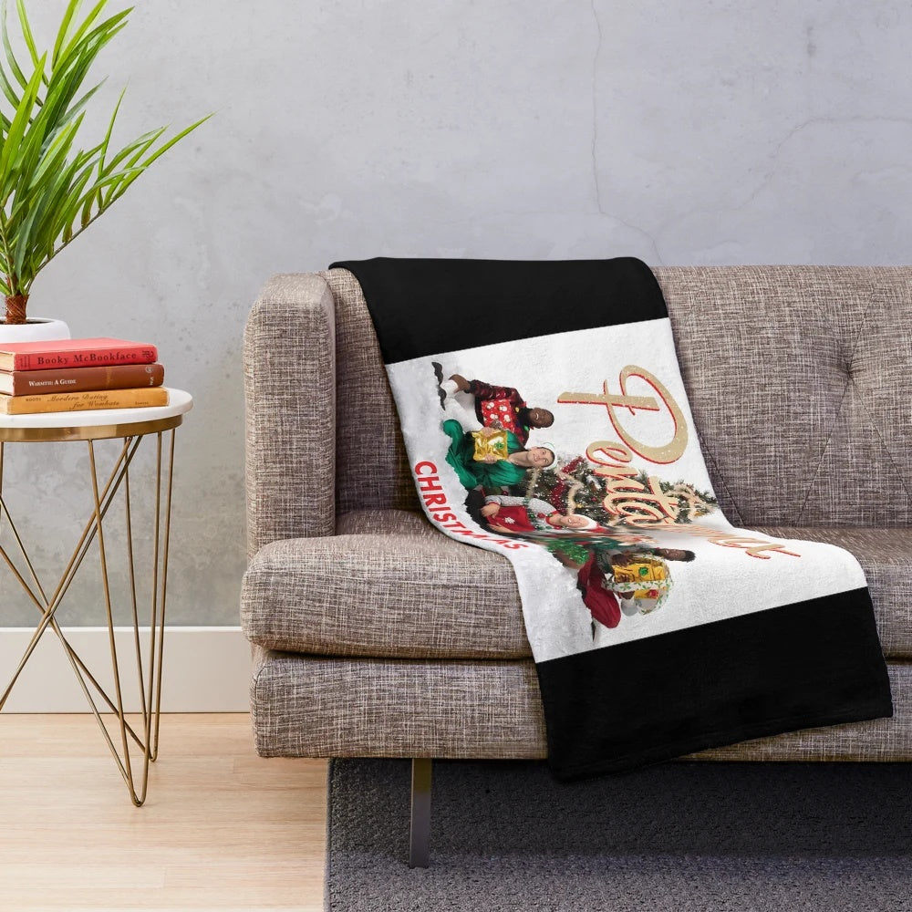 Pentatonix-inspired plush blanket featuring the popular a cappella group