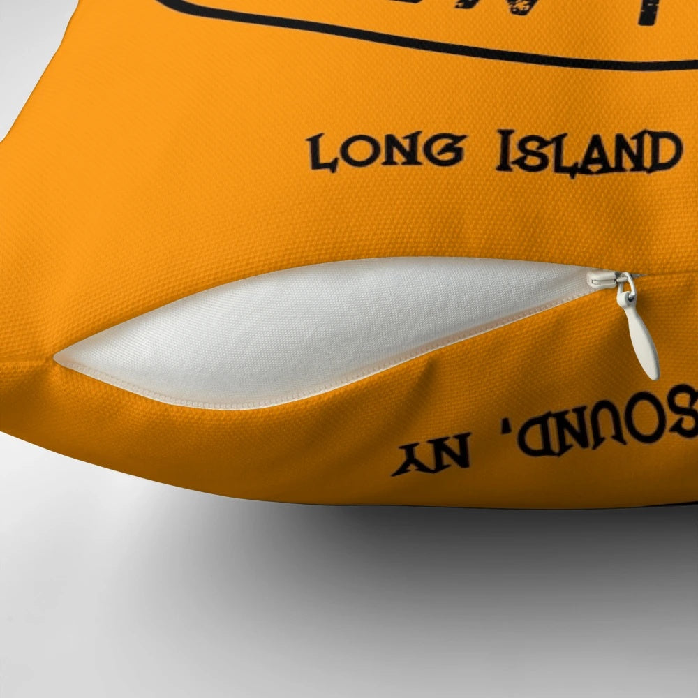 Soft, cozy pillow featuring the Cabin Thirteen logo and Hades design from the Percy Jackson series.