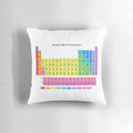 Periodic Table of the Elements Decorative Pillow for Science Lovers