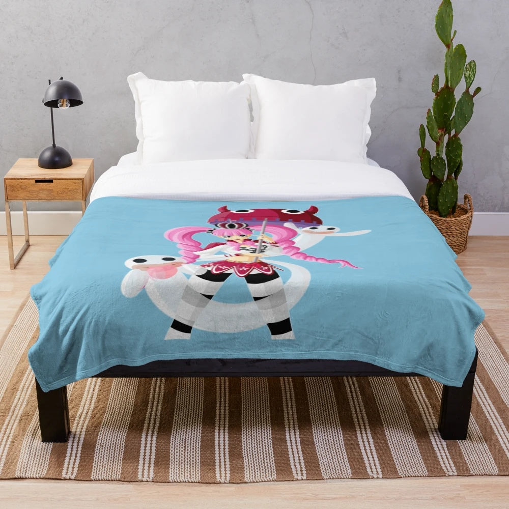 Perona the Ghost Princess One Piece inspired plush blanket