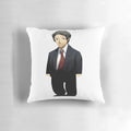 Persona 5 Adachi inspired throw pillow