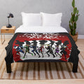 Persona 5 inspired plush blanket featuring the Phantom Thieves
