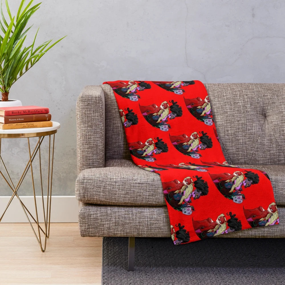 Ann Takamaki Persona 5 inspired plush blanket