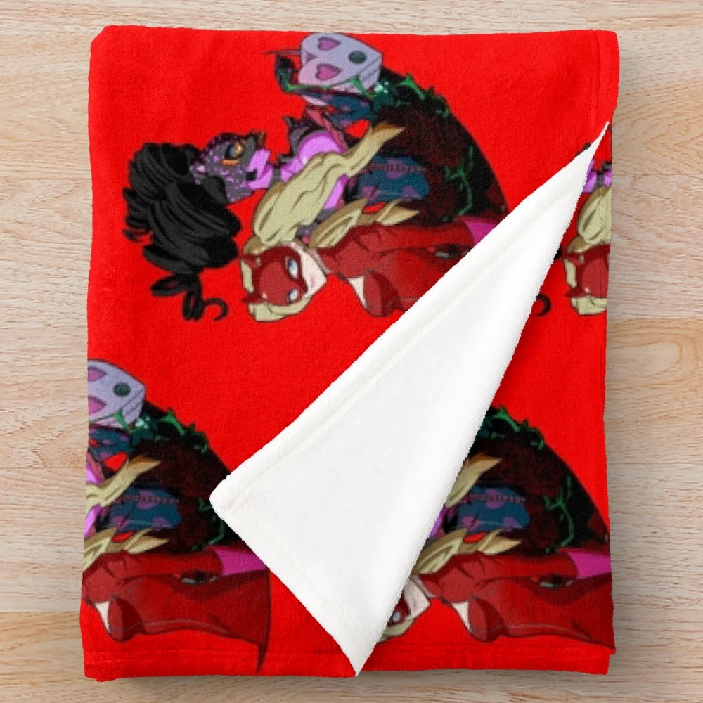 Ann Takamaki Persona 5 inspired plush blanket
