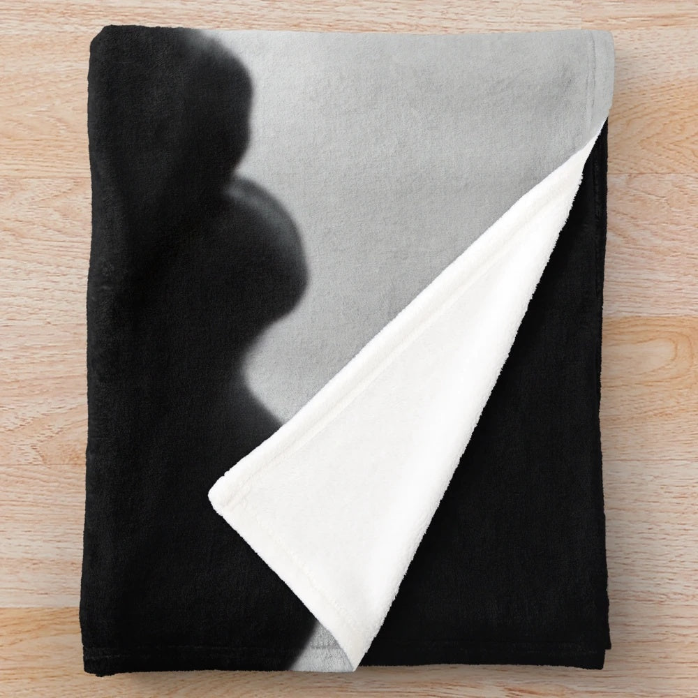 Persona inspired plush blanket featuring Ingmar Bergman's world cinema style