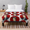 Persona series Adachi portrait plush blanket