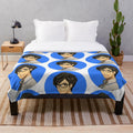 Persona Series Inspired Plush Blanket featuring characters from the Persona franchise