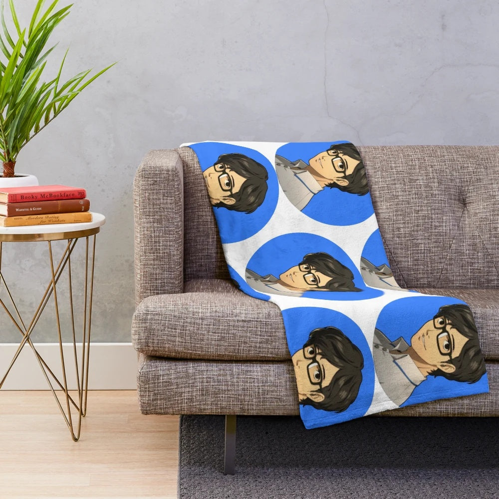 Persona Series Inspired Plush Blanket featuring characters from the Persona franchise