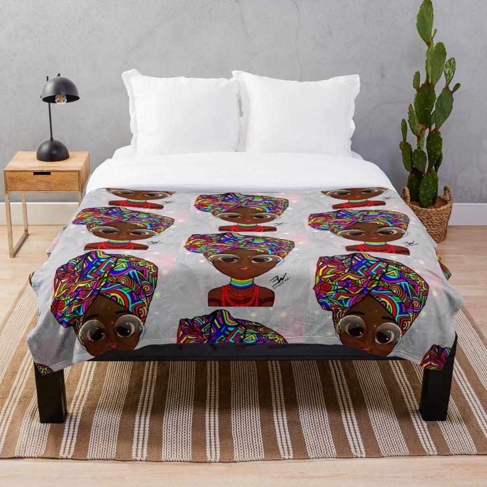 Customizable plush blanket in various patterns and designs