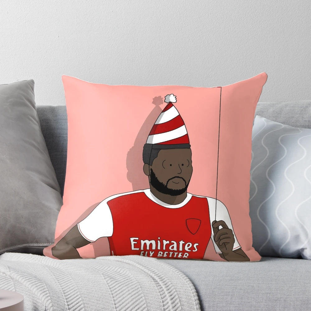 Arsenal Football Club Pillow with Thomas Partey Design