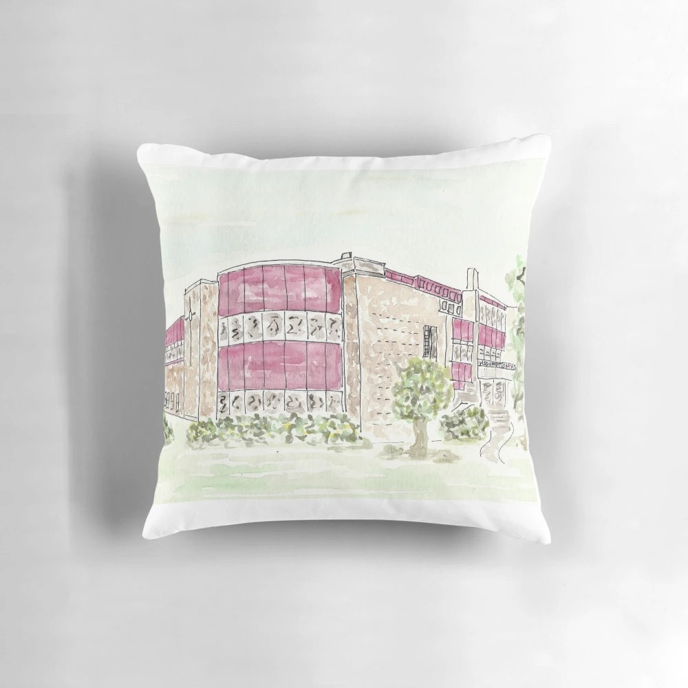 Assumption High School Pillow featuring the school's logo and colors
