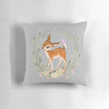 Soft and plush Bambi baby deer fawn decorative pillow for nursery and kids room