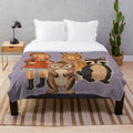 Personalized best friend plush blanket with cozy and soft design