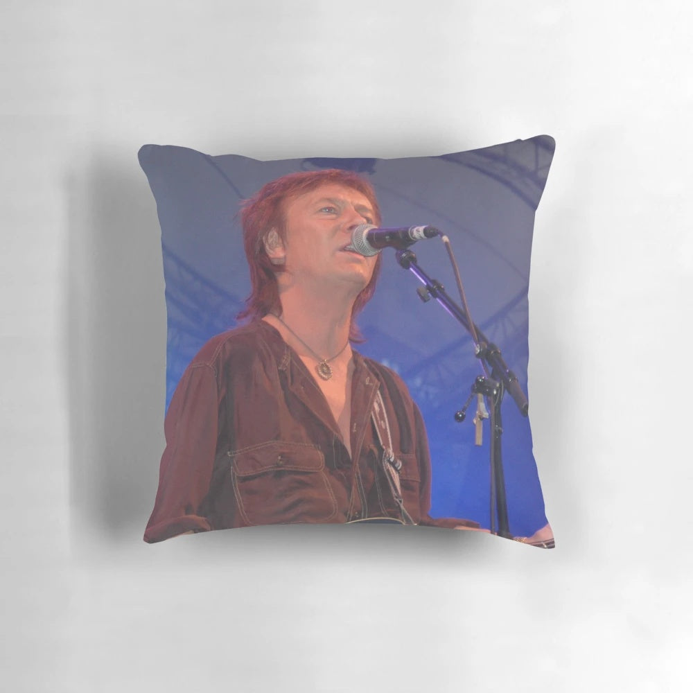 Soft, personalized Chris Norman-themed pillow with high-quality design