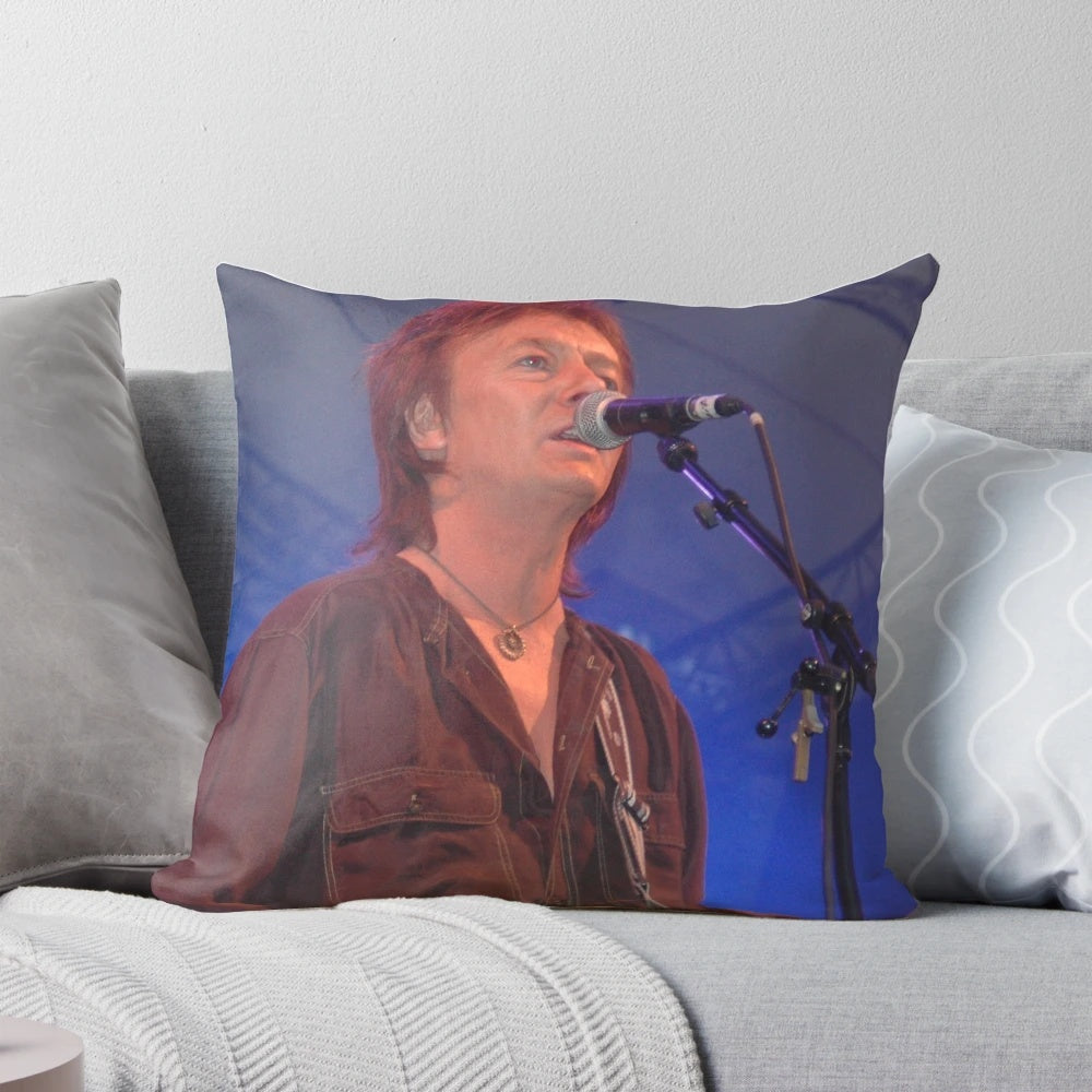 Soft, personalized Chris Norman-themed pillow with high-quality design