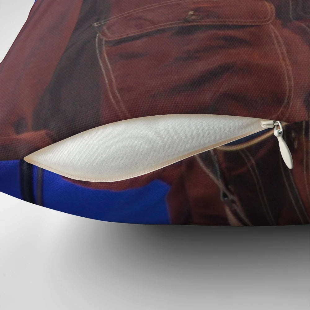 Soft, personalized Chris Norman-themed pillow with high-quality design