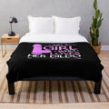 Personalized plush blanket featuring intimate design