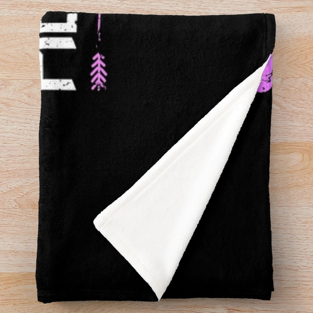 Personalized plush blanket featuring intimate design