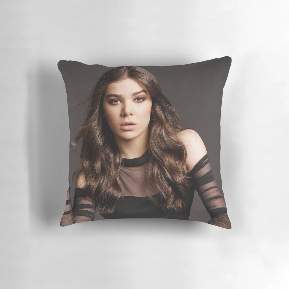 Hailee Steinfeld celebrity fan-inspired decorative pillow