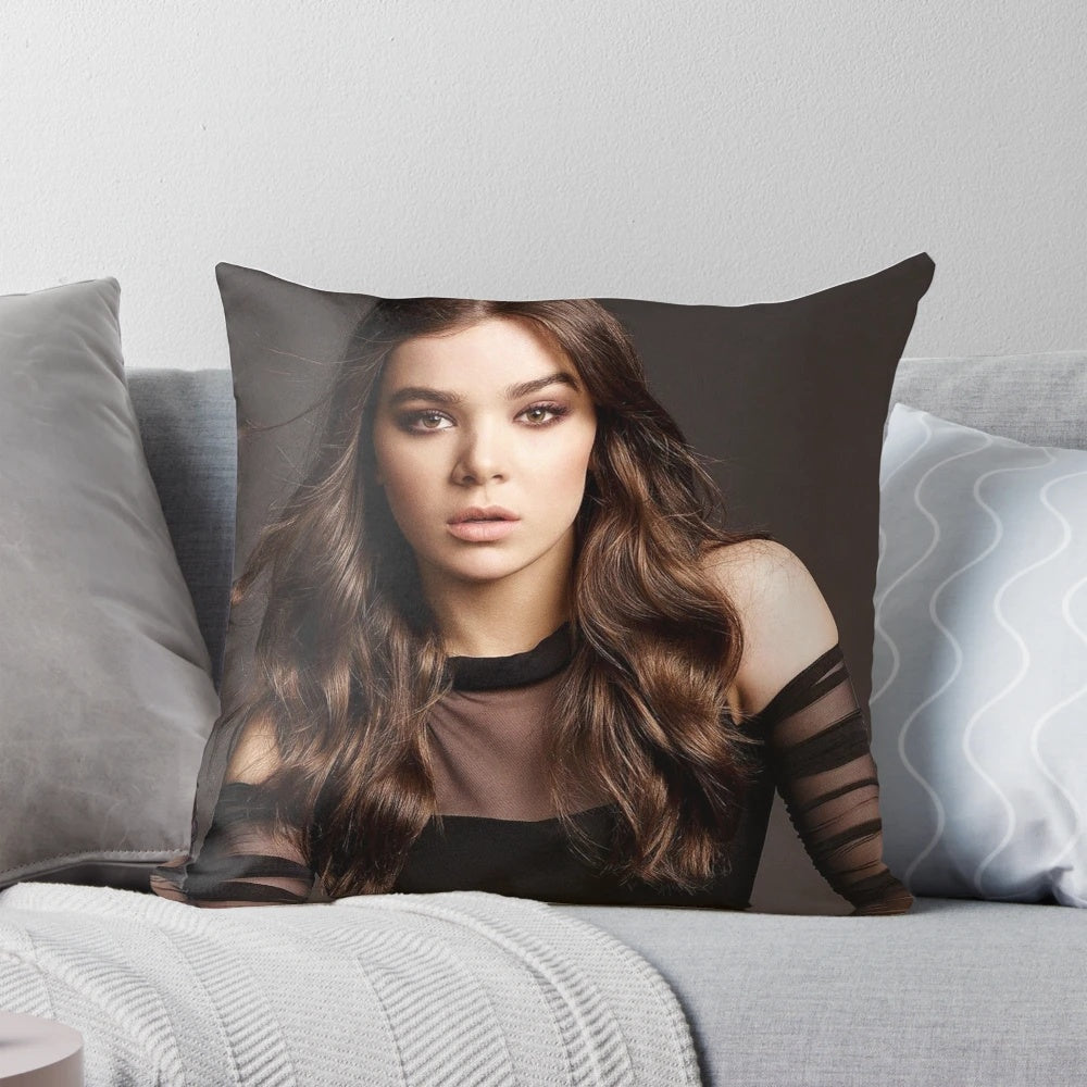 Hailee Steinfeld celebrity fan-inspired decorative pillow