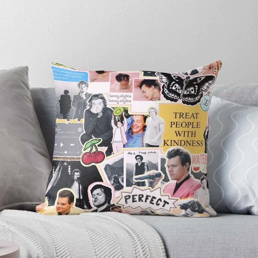 Personalized Harry Potter-themed decorative throw pillow