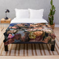 Jamie Campbell Bower photo collage plush blanket