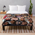 Johnny Depp Photo Collage Plush Blanket