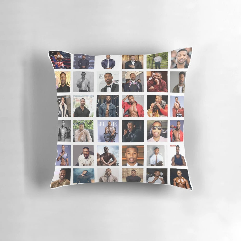 Personalized Michael B. Jordan Inspired Pillow