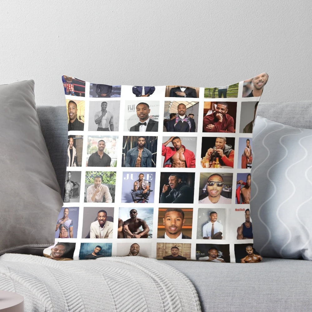 Personalized Michael B. Jordan Inspired Pillow