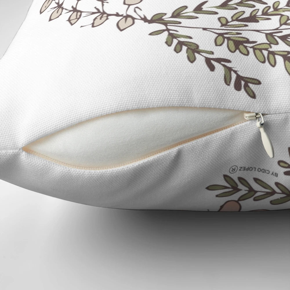 Personalized nanny pillow with "Best Nanny Ever" text