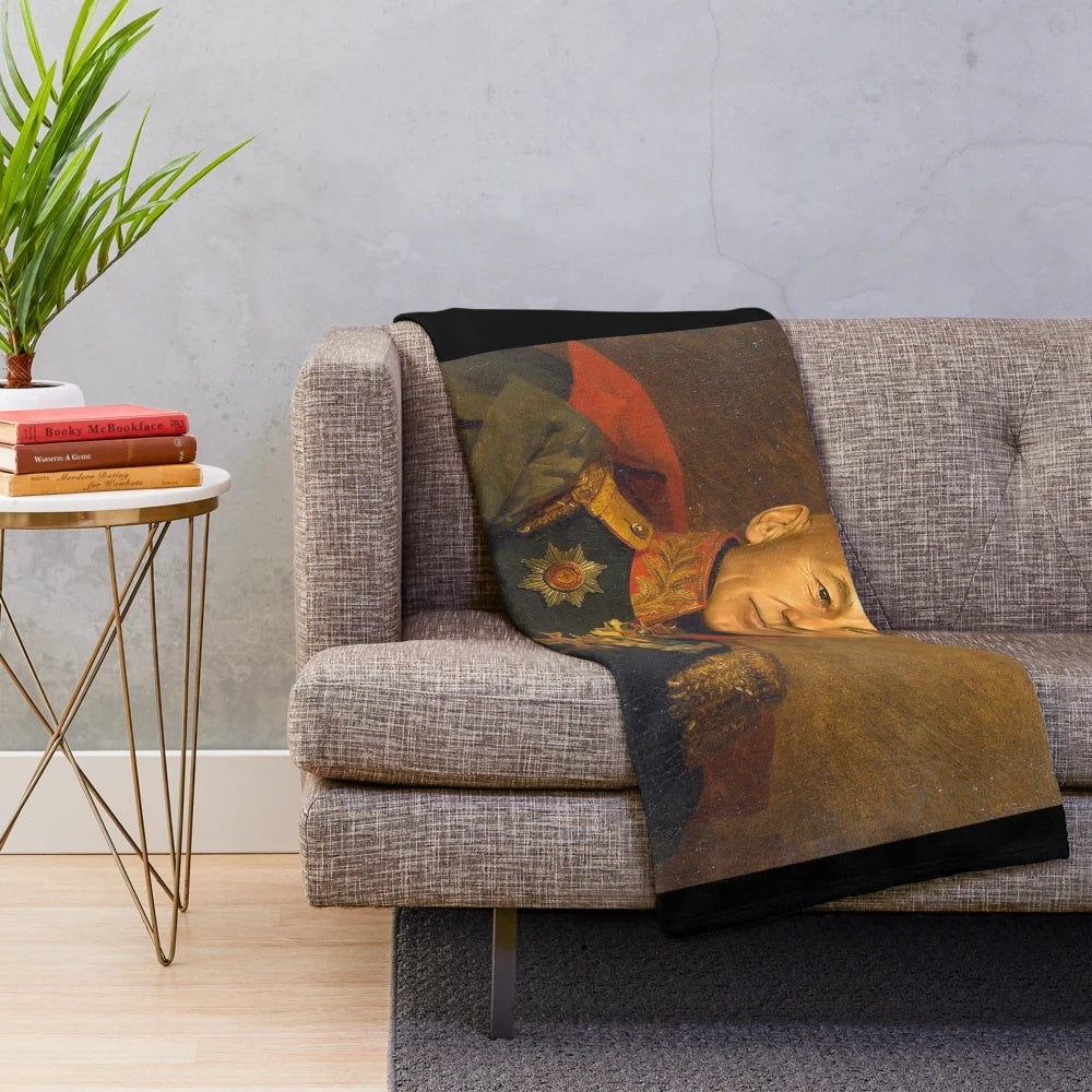 Patrick Stewart Replaceface Plush Blanket
