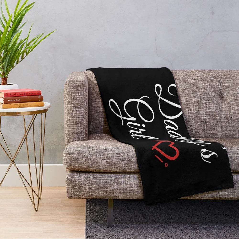 Personalized plush blanket with a cute and playful design