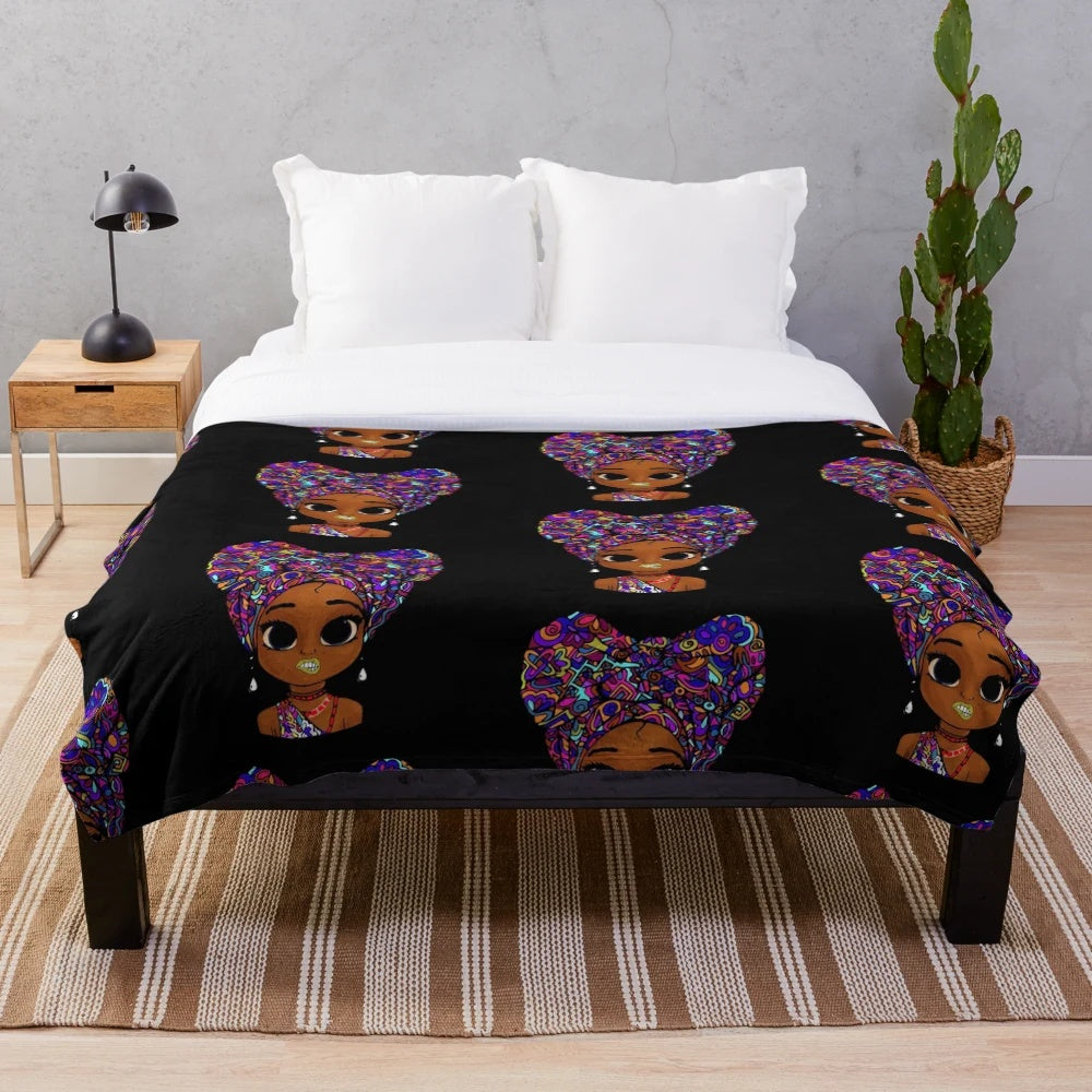 Soft and Cozy Plush Blanket with Customizable Design