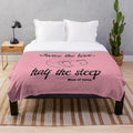 Plush Blanket with the words "Best Mom in the History of Ever" and twin quotes