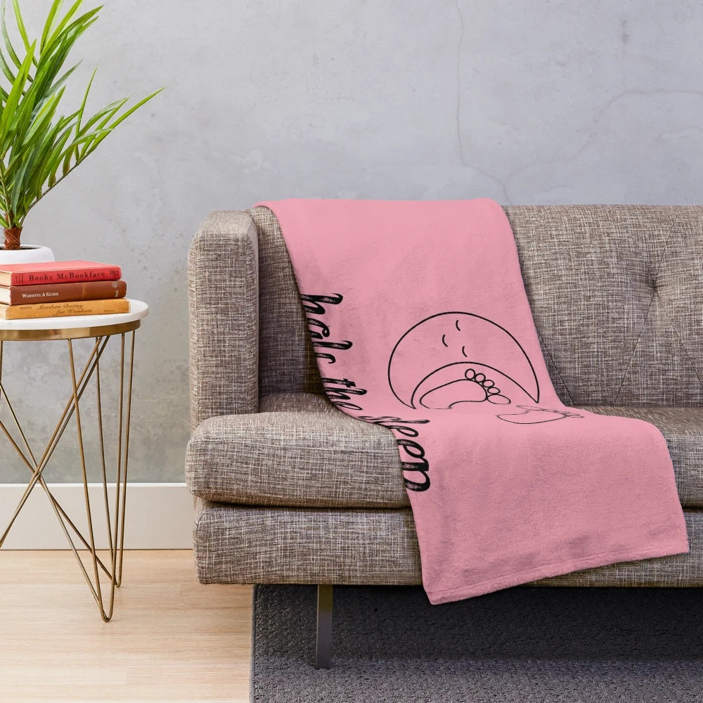Plush Blanket with the words "Best Mom in the History of Ever" and twin quotes