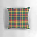Richardson tartan pattern pillow featuring the official clan and family tartan design.