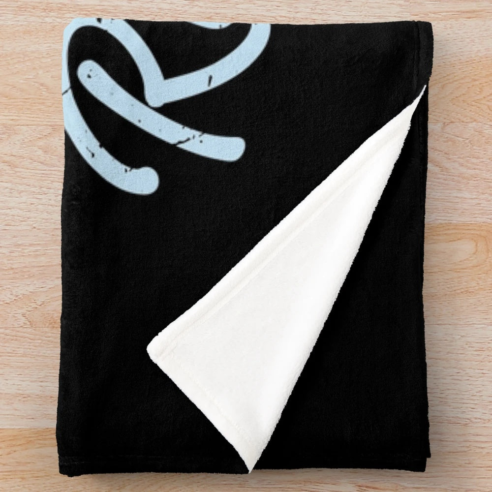 Plush ringette lover blanket with custom text