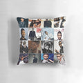 Usher Singer Photo Collage Pillow featuring custom images of the popular R&B artist