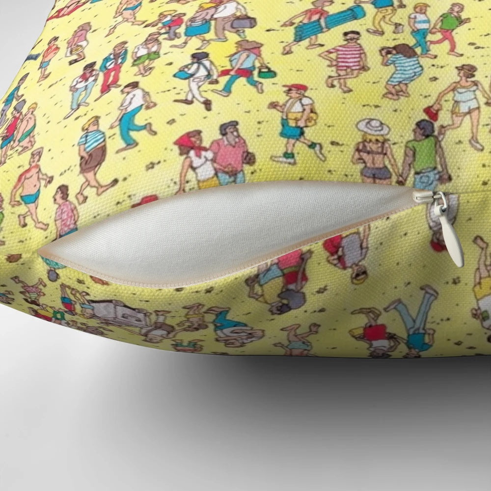 Personalized pillow featuring the image of Frank Turner, the famous English singer-songwriter.