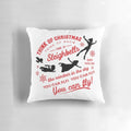 A Peter Pan-inspired Christmas pillow with the text "You Can Fly" designed by Kelly Design Company.
