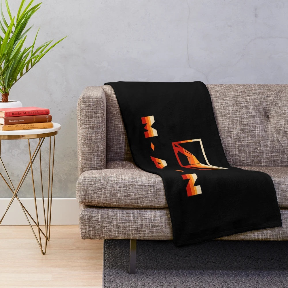 Man Classic Truck Plush Blanket by Petrothings