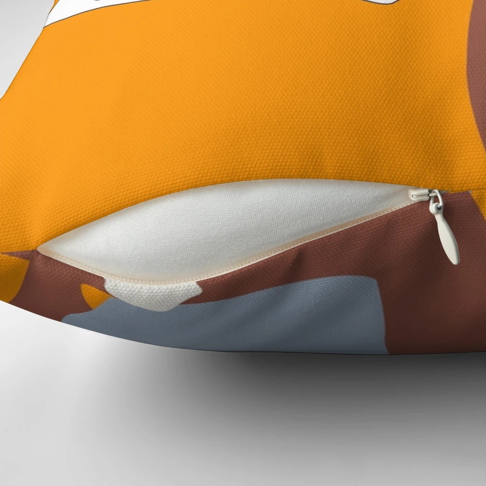 Phaedra Parks "Fix It Jesus" Throw Pillow with Orange and Blue Design