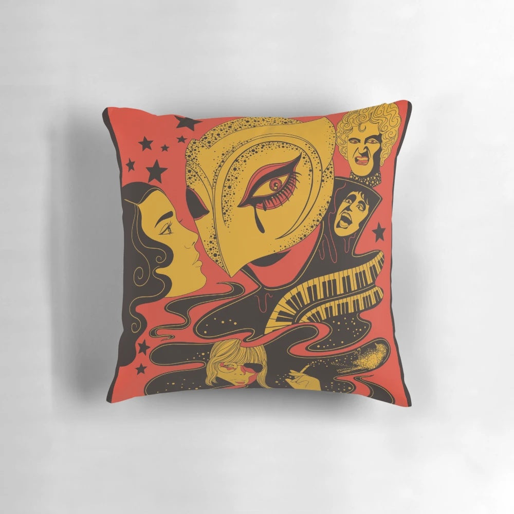 Phantom Pillow - Soft, cozy pillow inspired by the iconic 70s horror movie