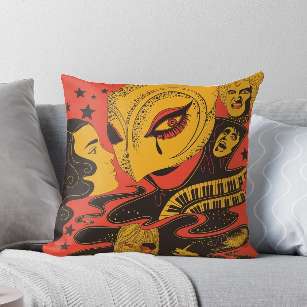 Phantom Pillow - Soft, cozy pillow inspired by the iconic 70s horror movie