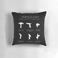 Phasmophobia ghost hunting pillow with humorous design